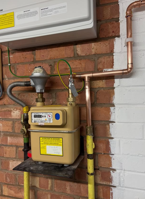 Work photograph supplied by Sandstone Heating Services
