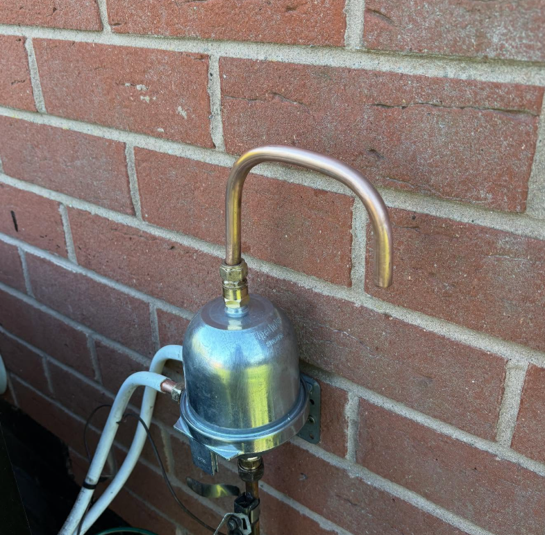 Work photograph supplied by Sandstone Heating Services